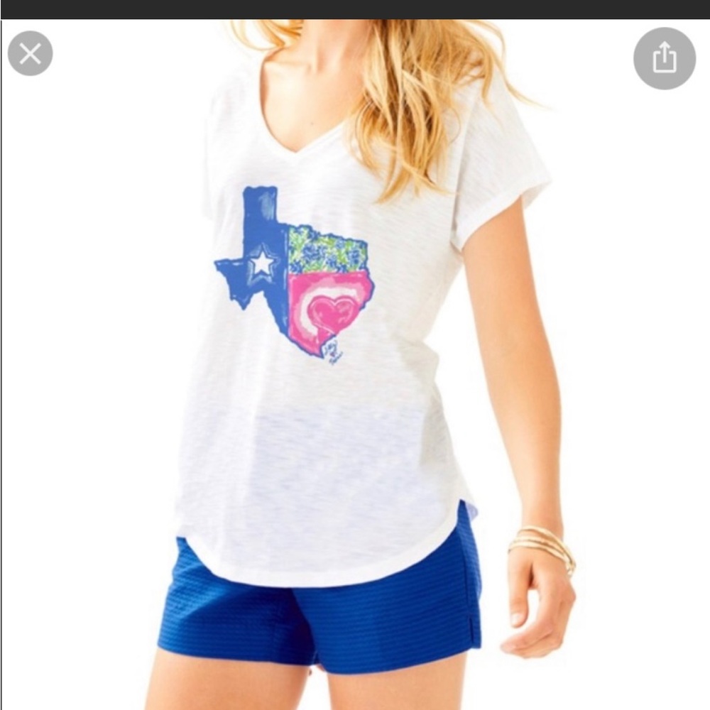 Lilly Pulitzer “Lilly loves Texas” Shirt